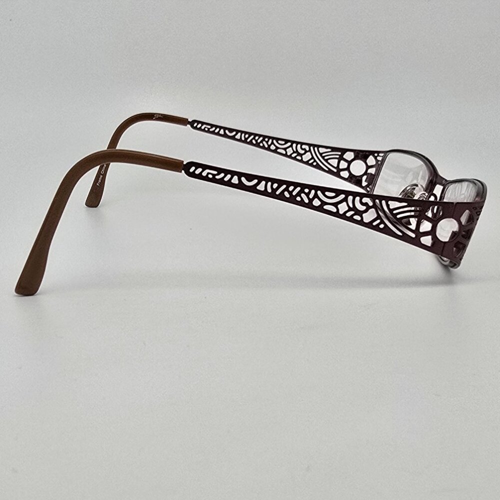 Salsa SA902 Brown Rectangular Eyeglasses Frame 50… - image 5